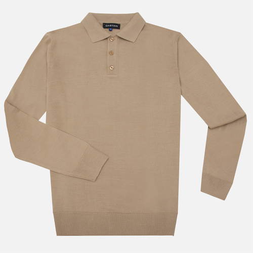 Sweter Polo Beige