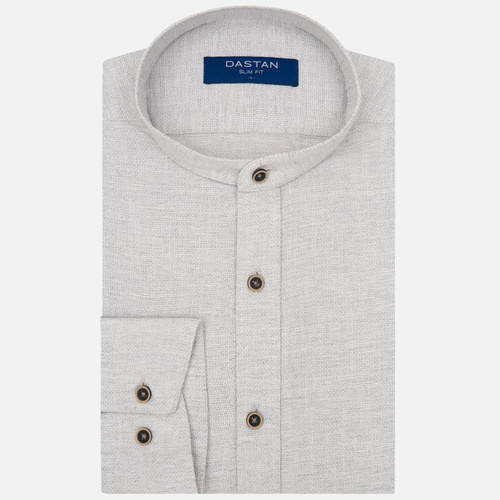 Koszula Slim Fit Summer Light Grey