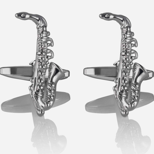 Spinki do mankietów Saksofon