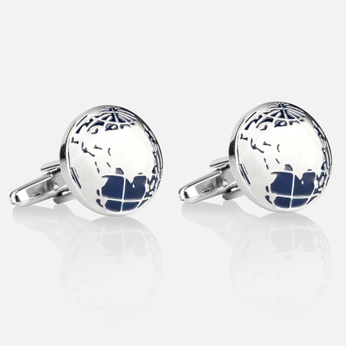 Spinki do mankietów Globe