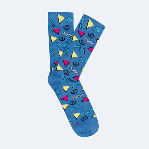 Skarpety Funky Geometric Blue