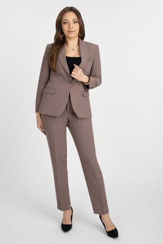 Garnitur Damski Brązowy Mistery Mokka