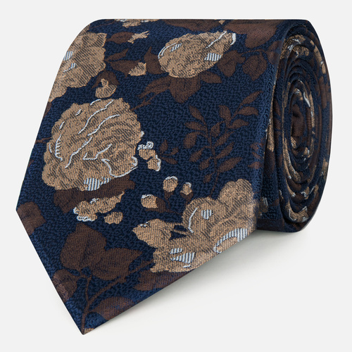 Krawat Brown Roses